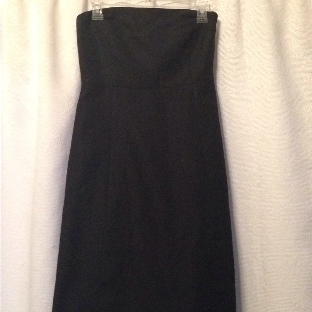 Jcrew strapless black dress w ALine, small 6